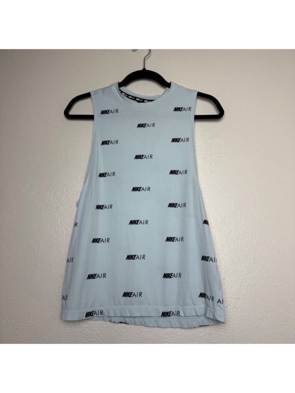 Nike Air Womens Sleeveless Tank Top Light Blue Size Small